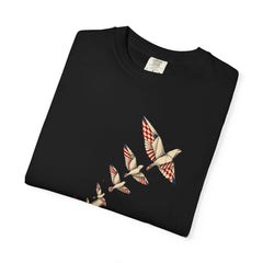 Spotlight Birds Tee folded front print detail