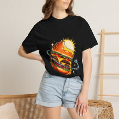 Bite the Eclipse Tee worn Printify context view on a Black Comfort Colors 1717 tee