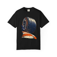 Bite the Apex Tee large front print on a Black Comfort Colors 1717 tee