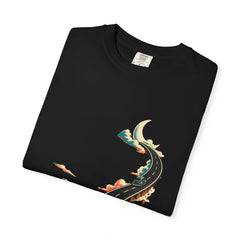 Skybound Exit Tee folded front print detail