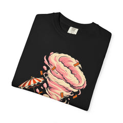 Candy Cyclone Tee folded front print detail