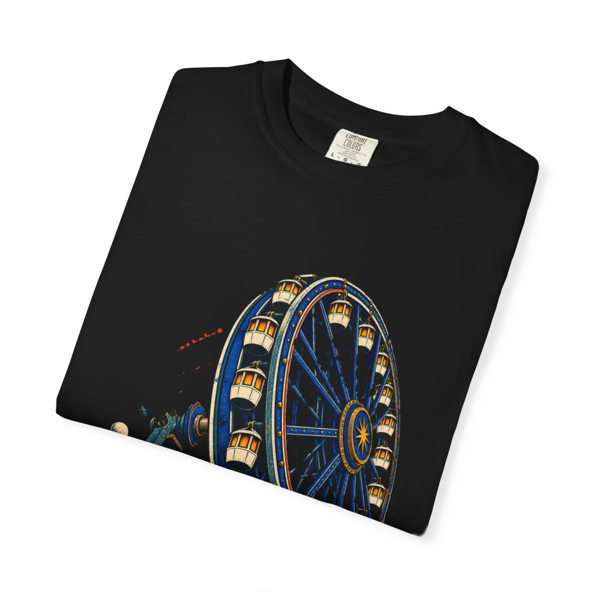 Ferris Breakaway Tee folded front print detail