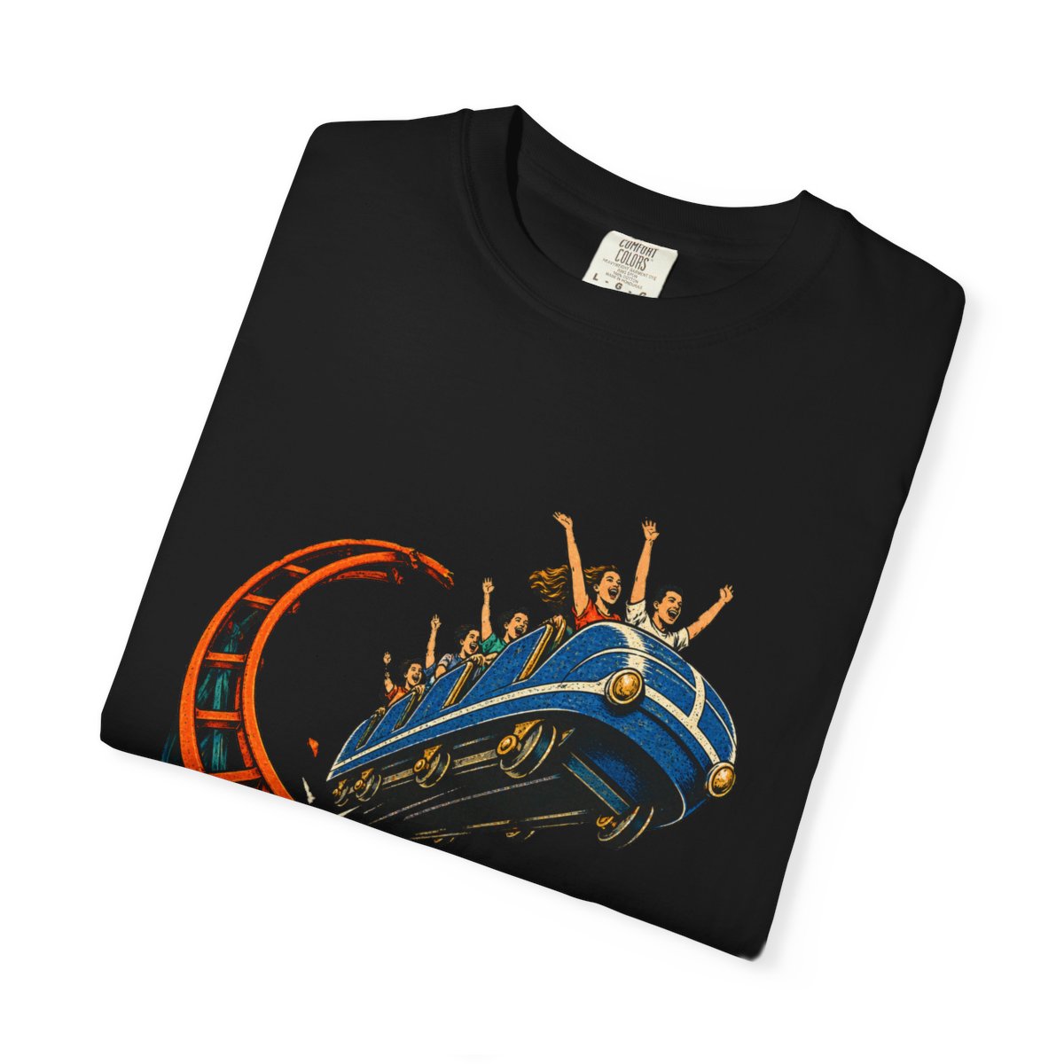 Loop Escape Tee folded front print detail