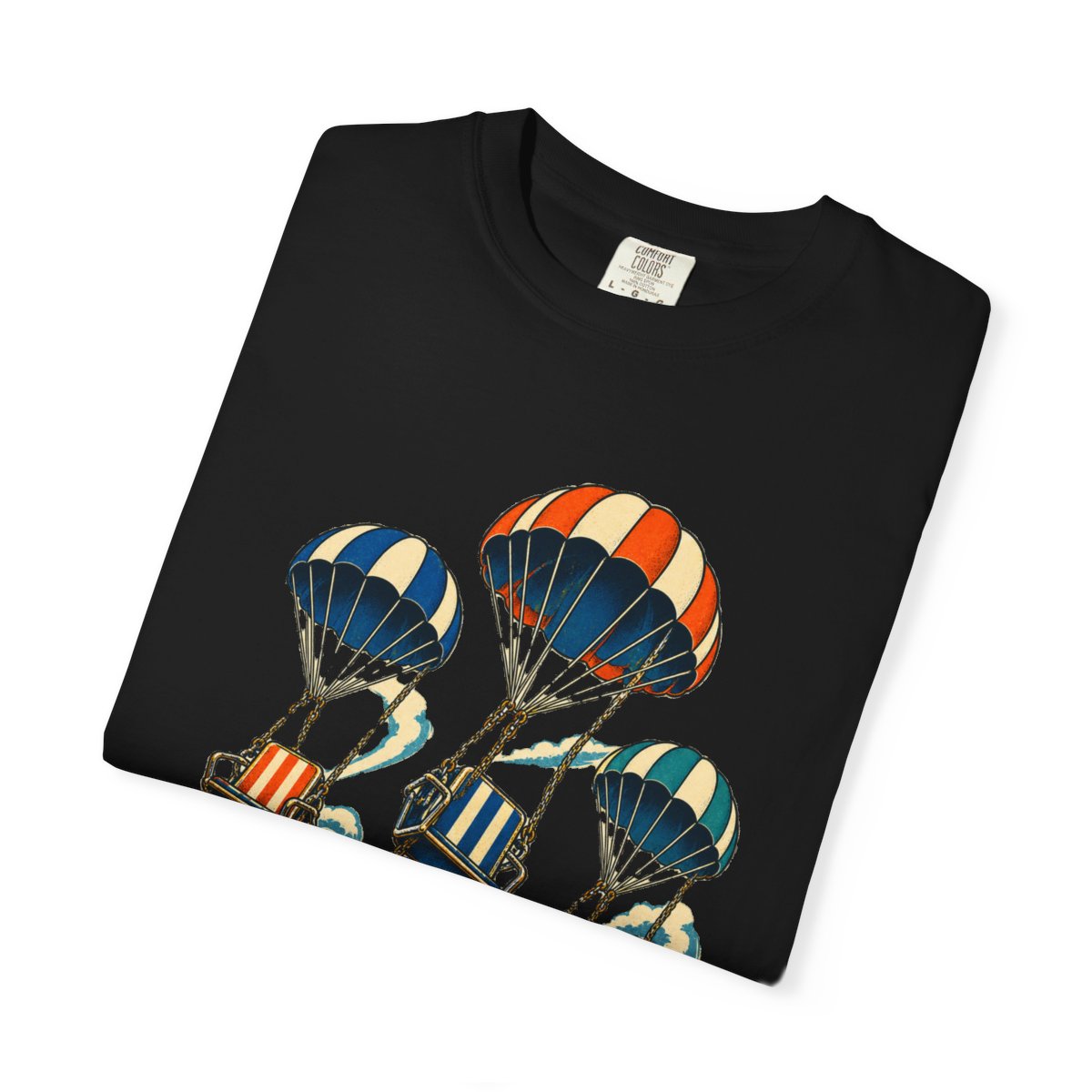Swing Flight Tee folded front print detail