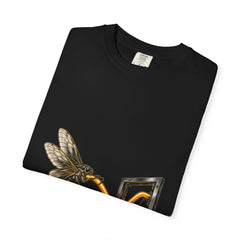 Neon Peel Tee folded front print detail