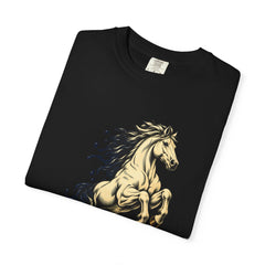 Ink Stallion Tee folded front print detail