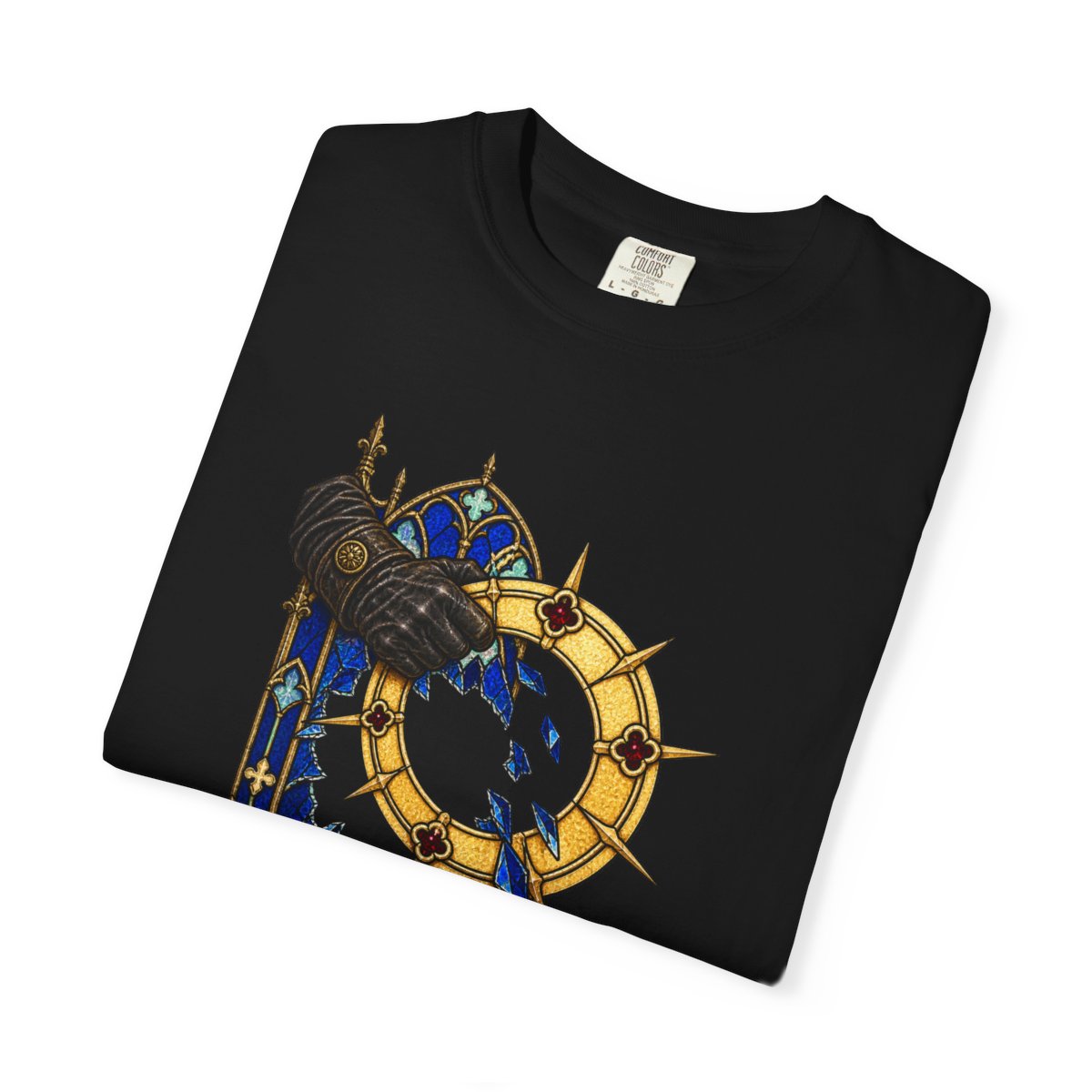 Halo Heist Tee folded front print detail