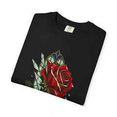Ruby Rose Tee folded front print detail