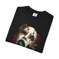 Mask Uncoil Tee folded front print detail