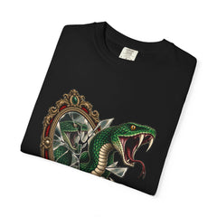 Mirror Fang Tee folded front print detail