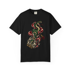 Perfume Viper Tee large front print on a Black Comfort Colors 1717 tee