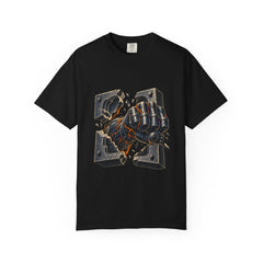 Break the Mold Tee large front print on a Black Comfort Colors 1717 tee