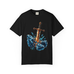 Icebrand Tee large front print on a Black Comfort Colors 1717 tee