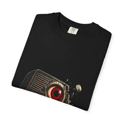 Radio Eye Tee folded front print detail