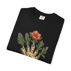 Garden Glove Tee folded front print detail