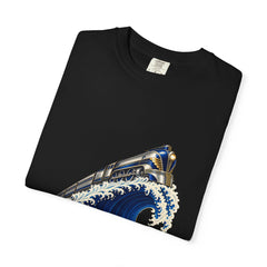 Ride the Wave Tee folded front print detail