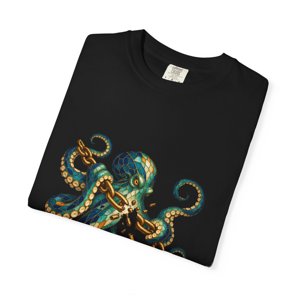 Anchor Snap Tee folded front print detail