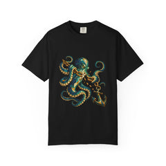 Anchor Snap Tee large front print on a Black Comfort Colors 1717 tee