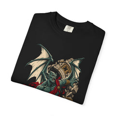 Gargoyle Awake Tee folded front print detail