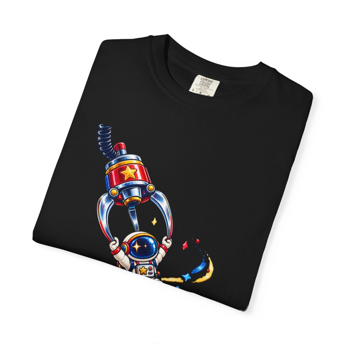 Claw Rescue Tee folded front print detail