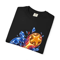 Flipper Strike Tee folded front print detail