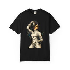 Mask Off Tee large front print on a Black Comfort Colors 1717 tee