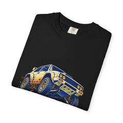 Gravel Flight Tee folded front print detail