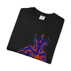 Queen Shadow Tee folded front print detail