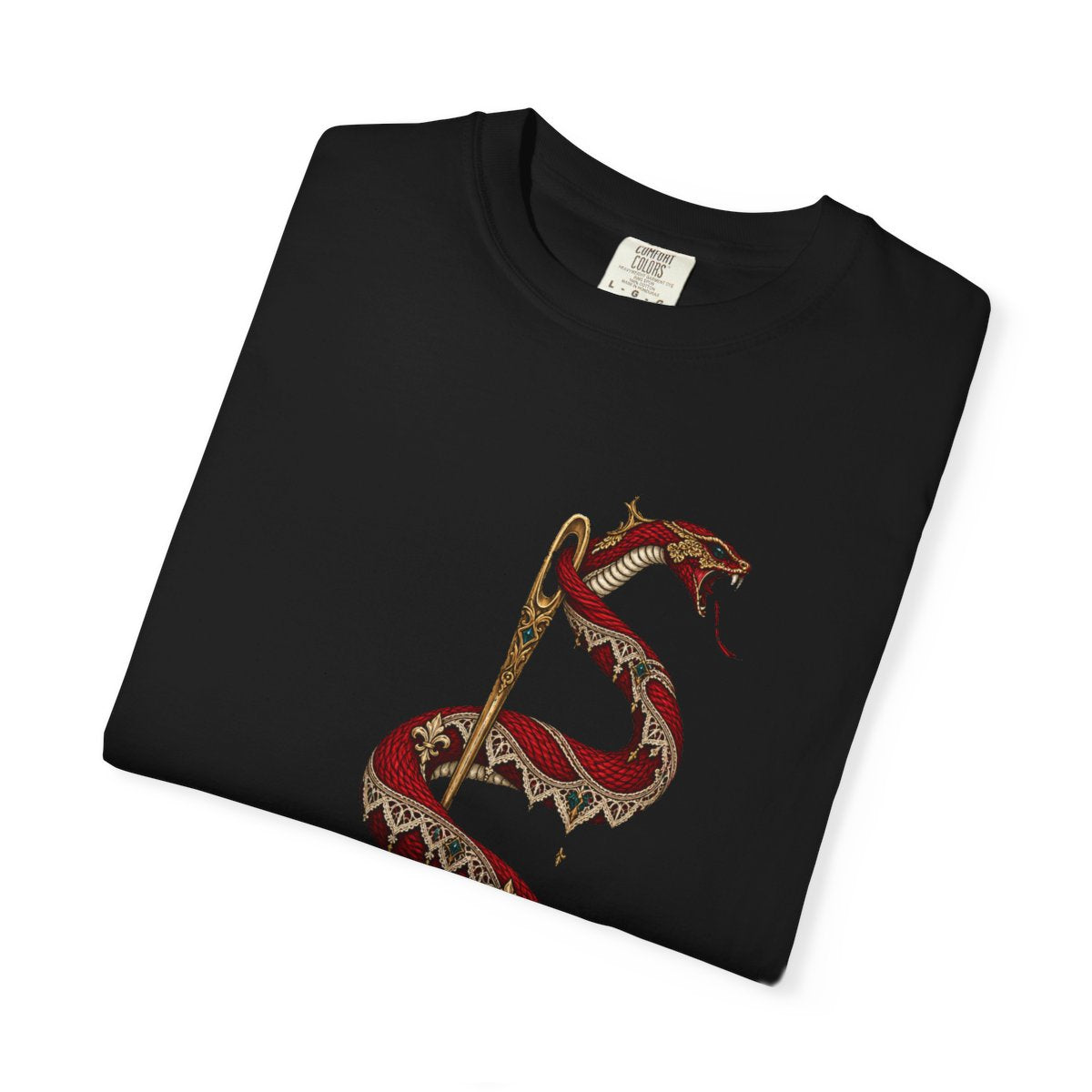 Thread Serpent Tee folded front print detail