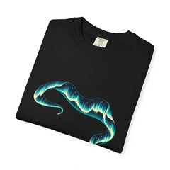 Aurora Switch Tee folded front print detail