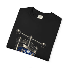 Hail Press Tee folded front print detail