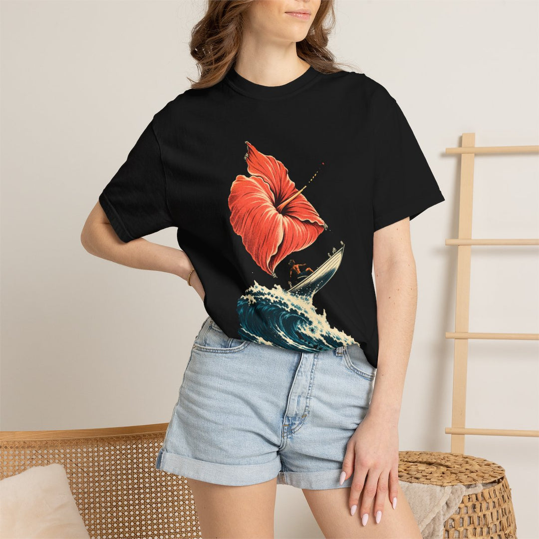 Hibiscus Flight Tee