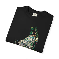 Bramble Bell Tee folded front print detail