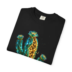 Cactus Lantern Tee folded front print detail