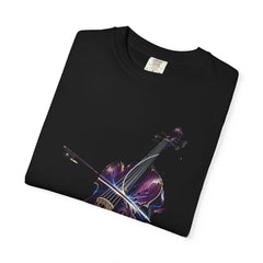 Cello Cut Tee folded front print detail