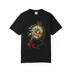 Noon Shot Tee large front print on a Black Comfort Colors 1717 tee