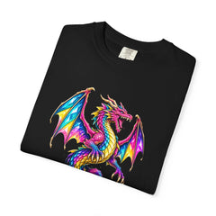 Dragon From Ink Tee folded front print detail