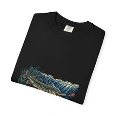 Pike Shadow Tee folded front print detail