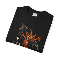 Imp Roll Tee folded front print detail