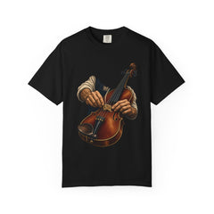 Perfect Pitch Tee large front print on a Black Comfort Colors 1717 tee