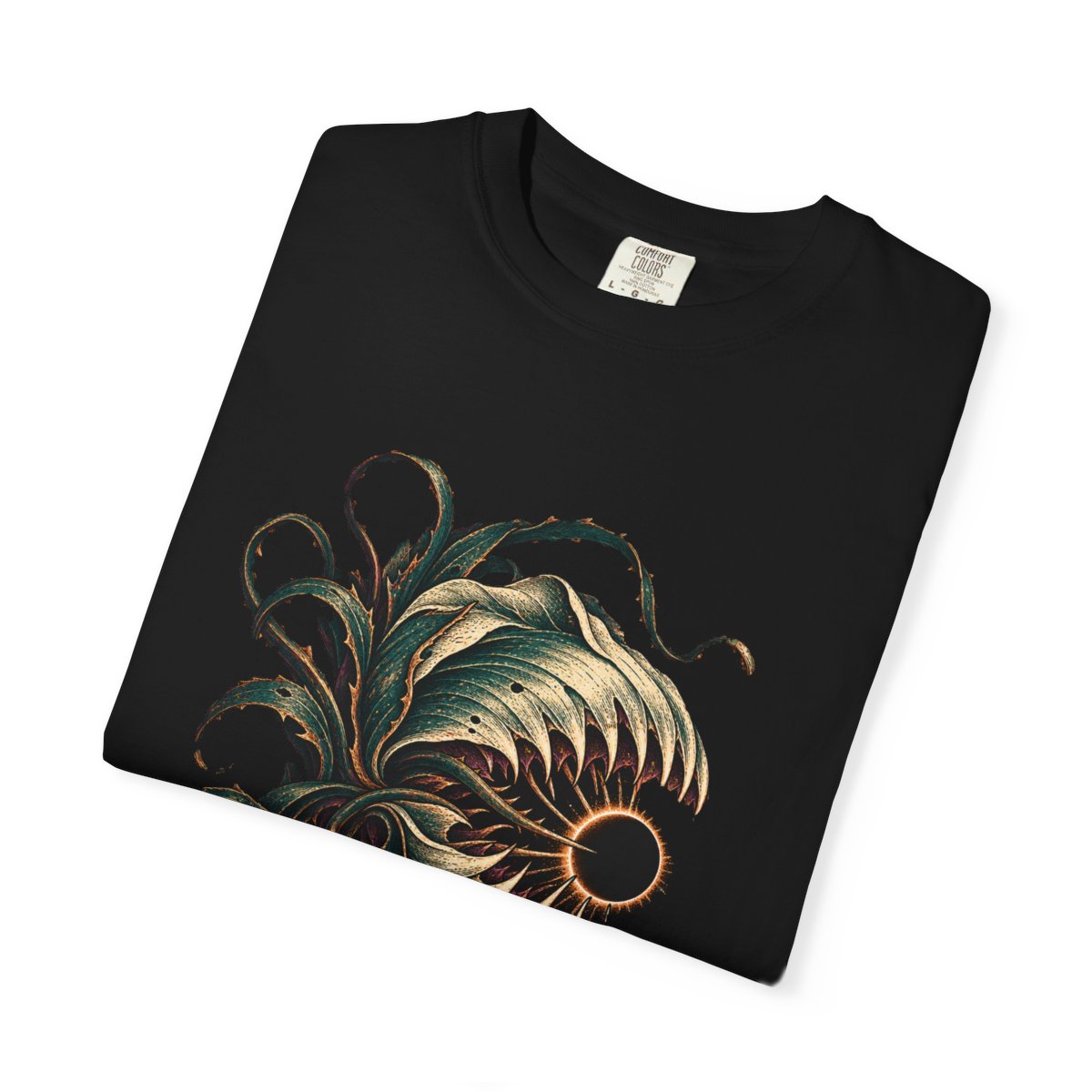 Eclipse Trap Tee folded front print detail