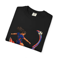 Corner Kick Tee folded front print detail
