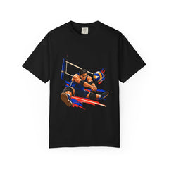 Net Save Tee large front print on a Black Comfort Colors 1717 tee