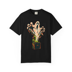 Cabinet Breakout Tee large front print on a Black Comfort Colors 1717 tee