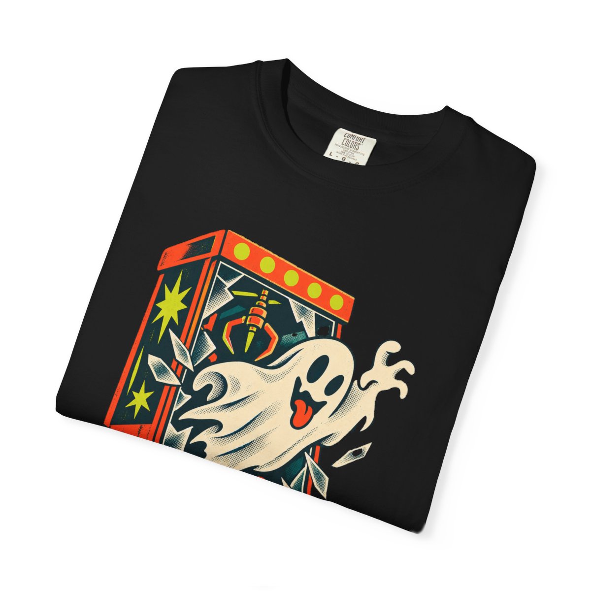Claw Escape Tee folded front print detail