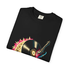 Vinyl Eclipse Tee folded front print detail