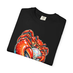 Pearl Snap Tee folded front print detail