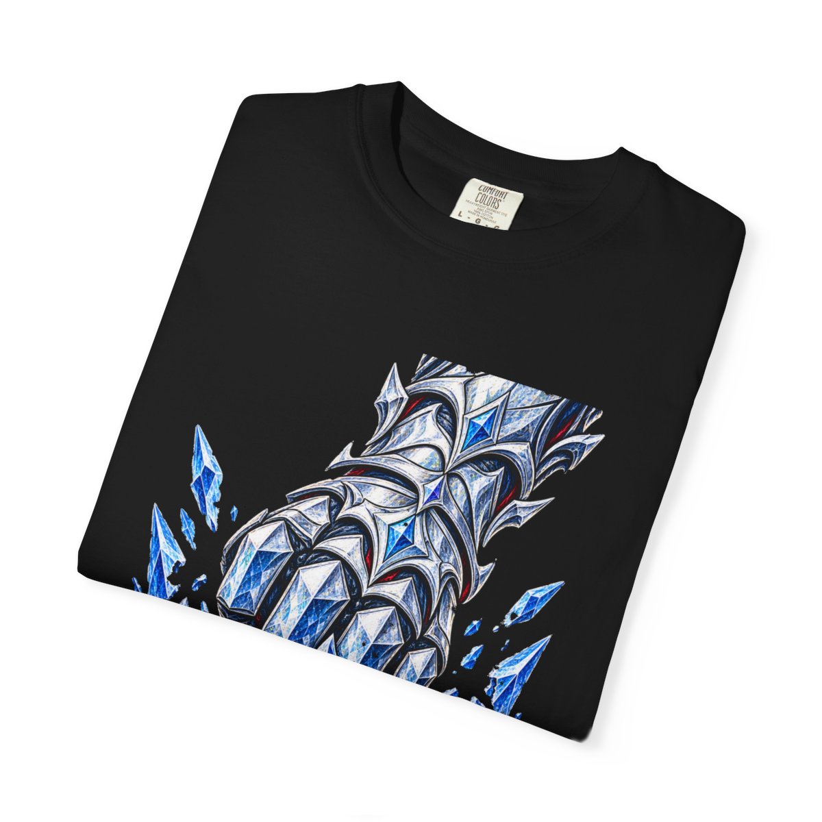 Crown Strike Tee folded front print detail