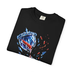 Frozen Hourglass Tee folded front print detail