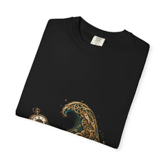 Clockwork Tide Tee folded front print detail